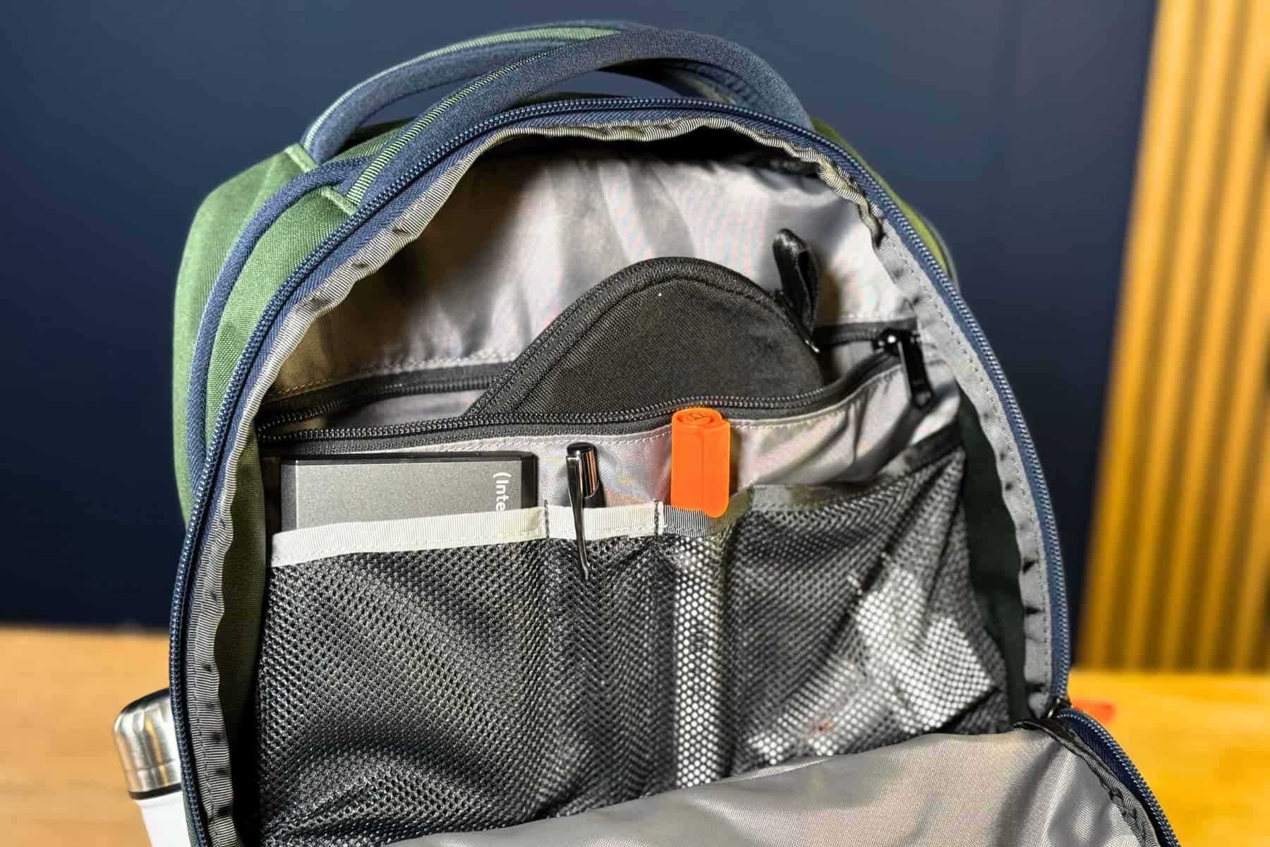 The Northface Jester Backpack Second Zipped Pocket
