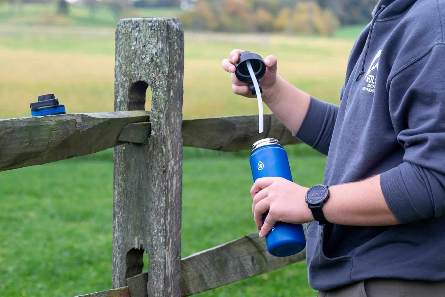 All three components of the Thermoflask--lid, bottle and straw--are dishwasher safe.