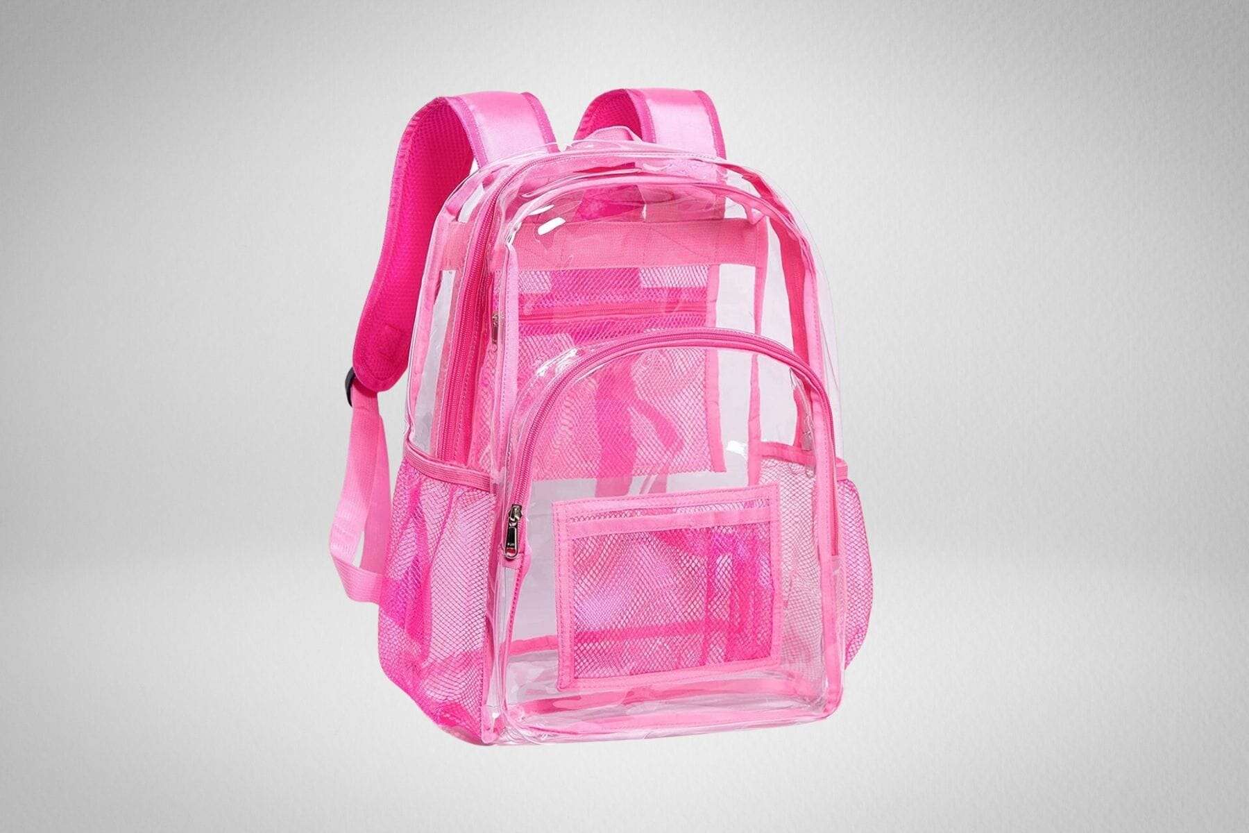 Vorspack Pink Clear Backpack