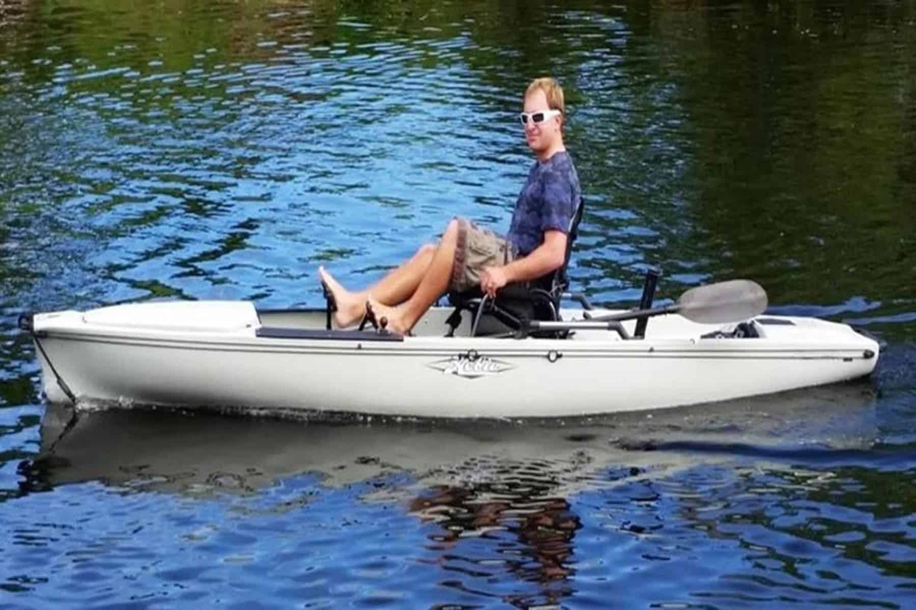 Pedaling kayak: best for quick-ish rides