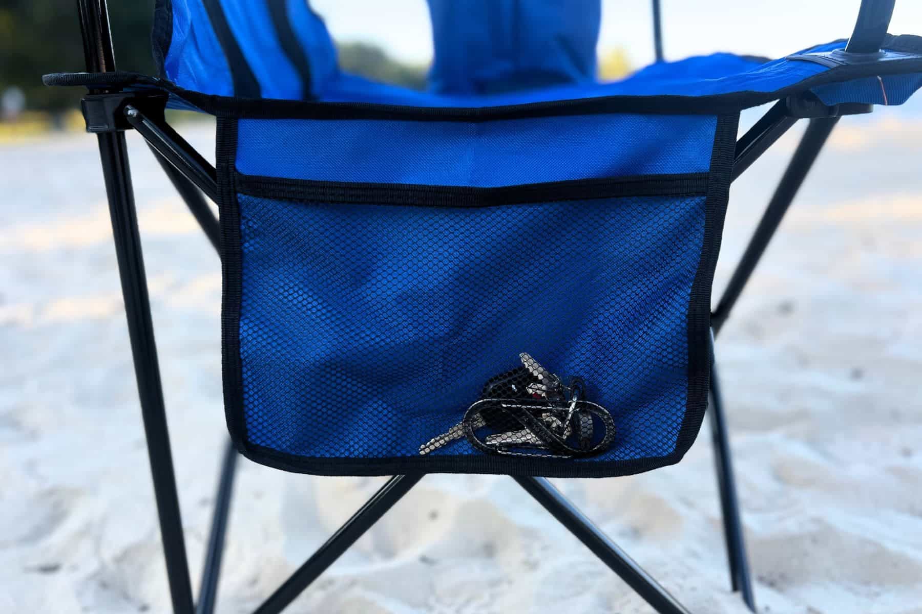 Amazon Basics Beach Camp Chair Mesh Pocket