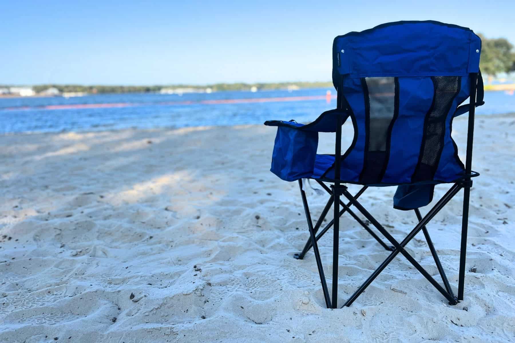 Amazon Basics Beach Camp Folding Chair