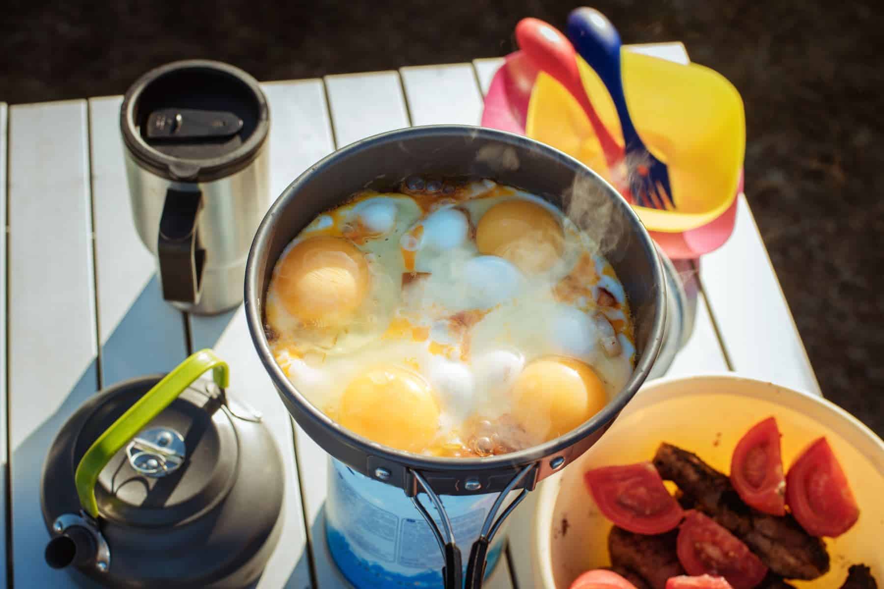 Camping In Winter Food