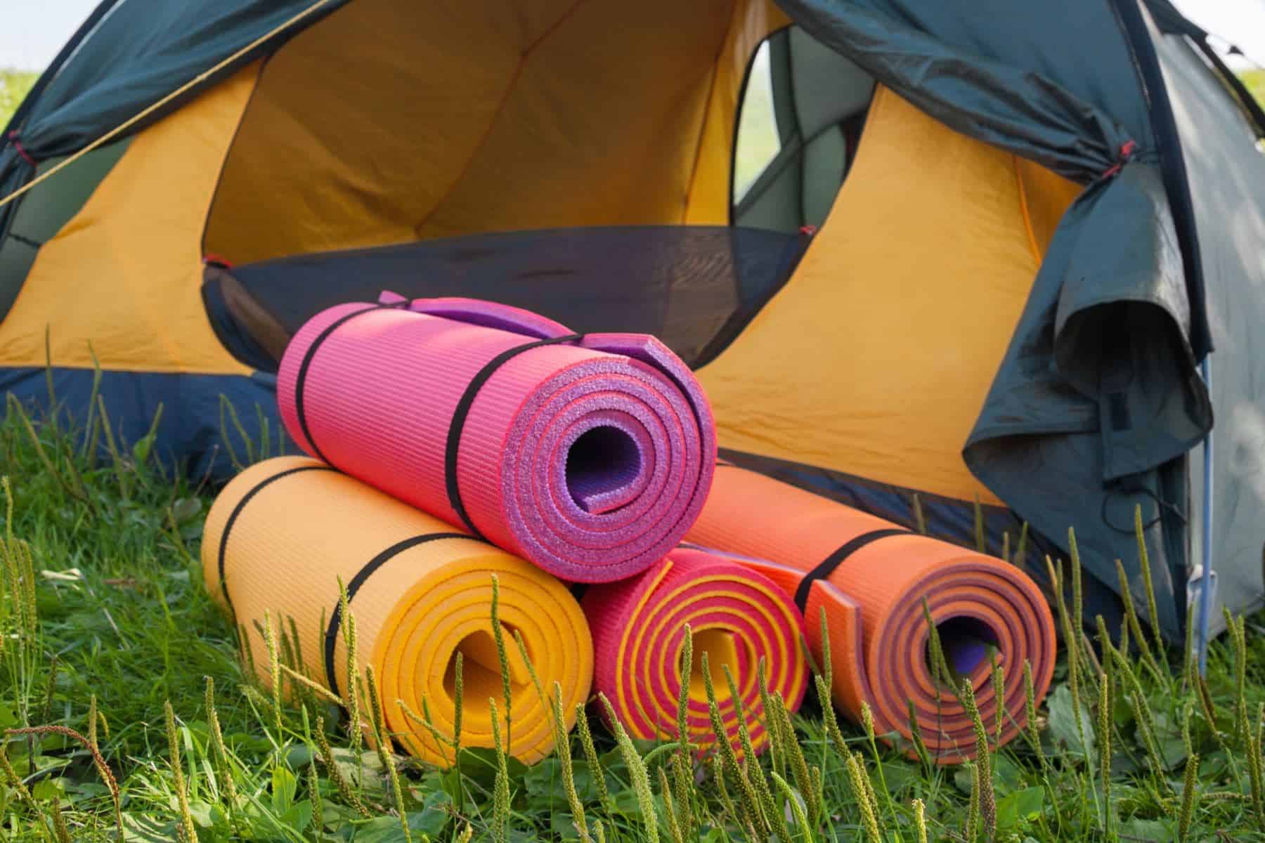 Camping In Winter Tent Sleeping Pads