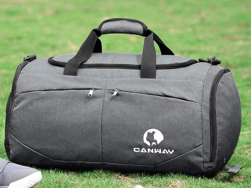 Canway Sports Gym Bag is made from waterproof fabric
