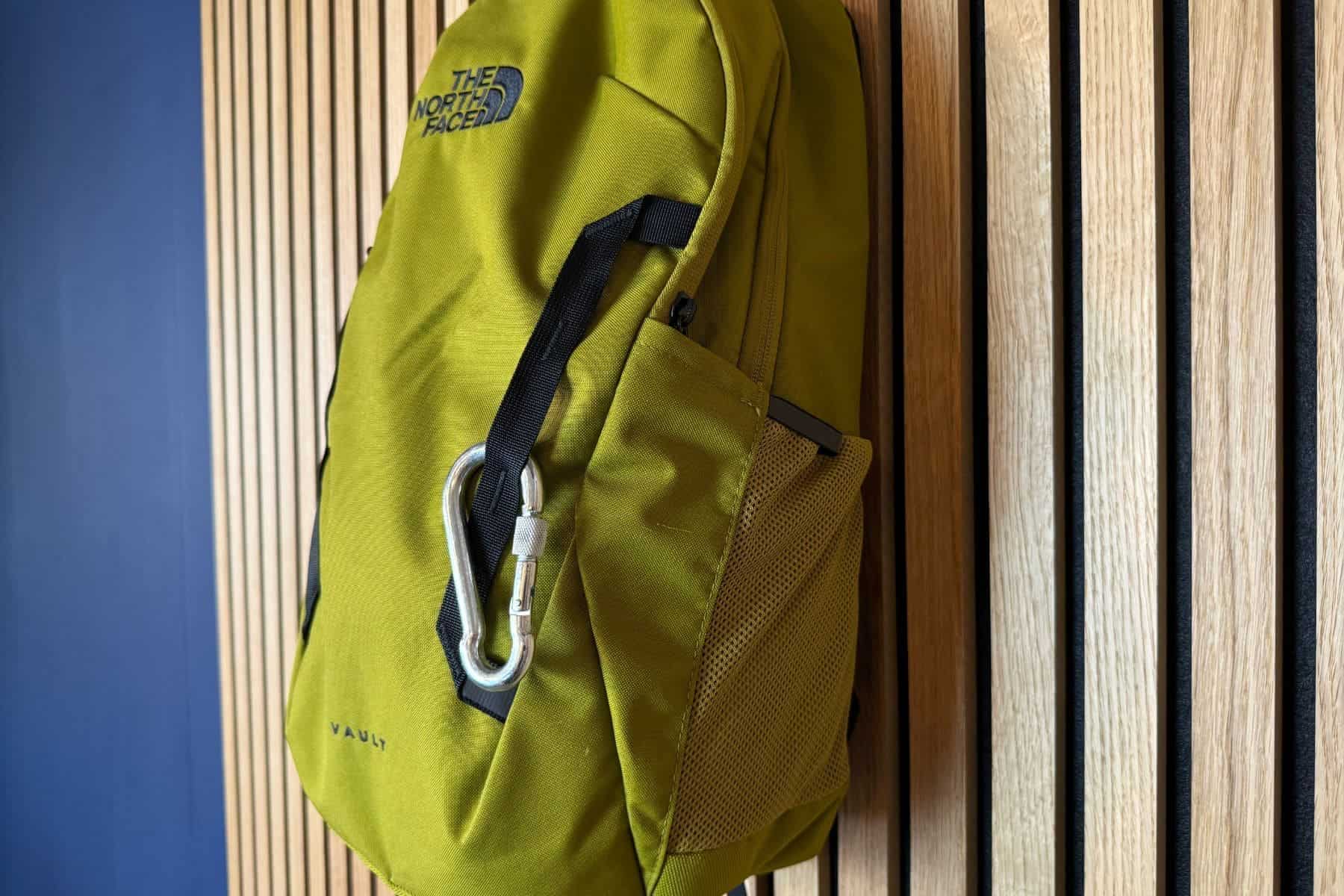 carabiner for external storage