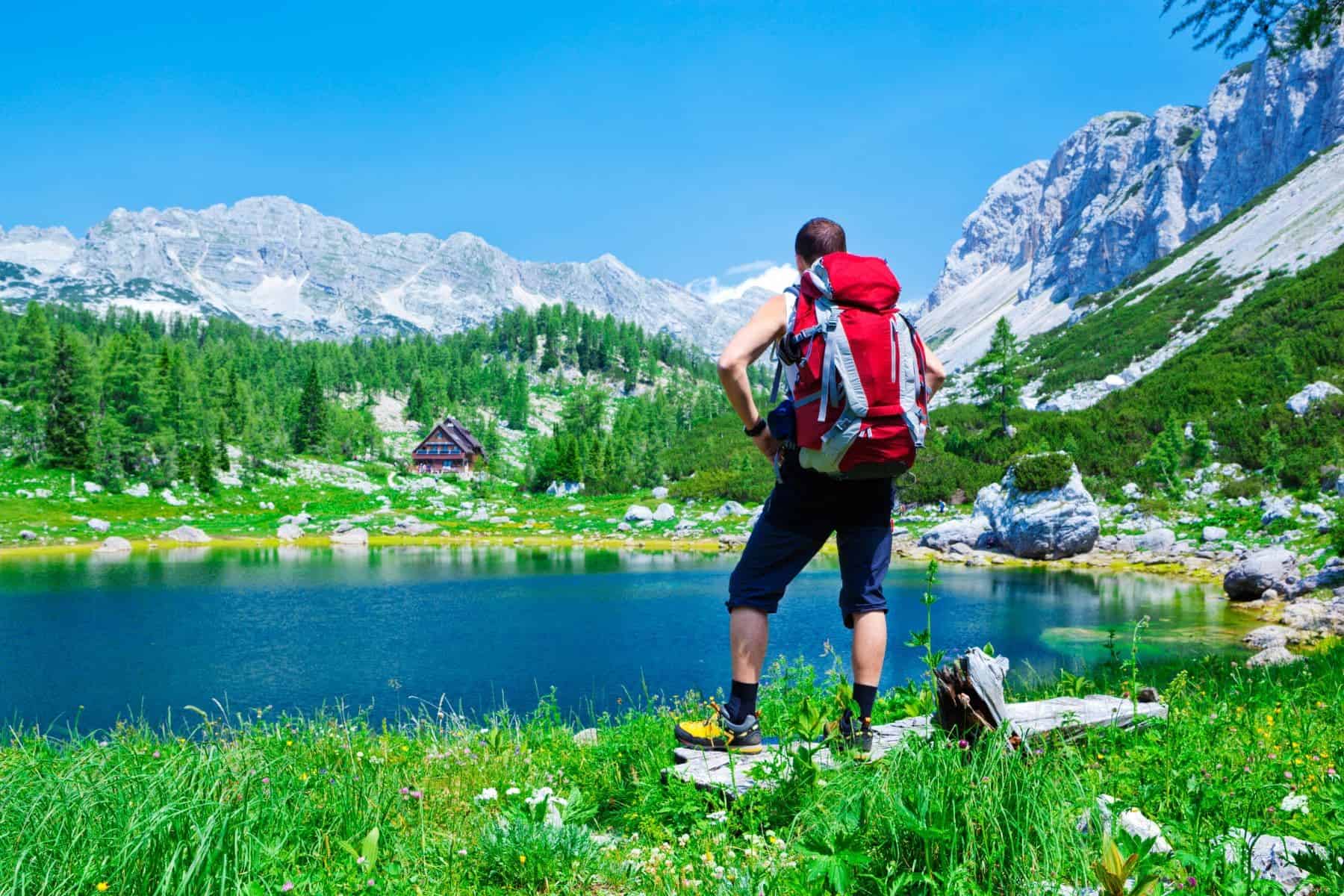 Choosing Best Hiking Shoe Hiker Staring At Trail