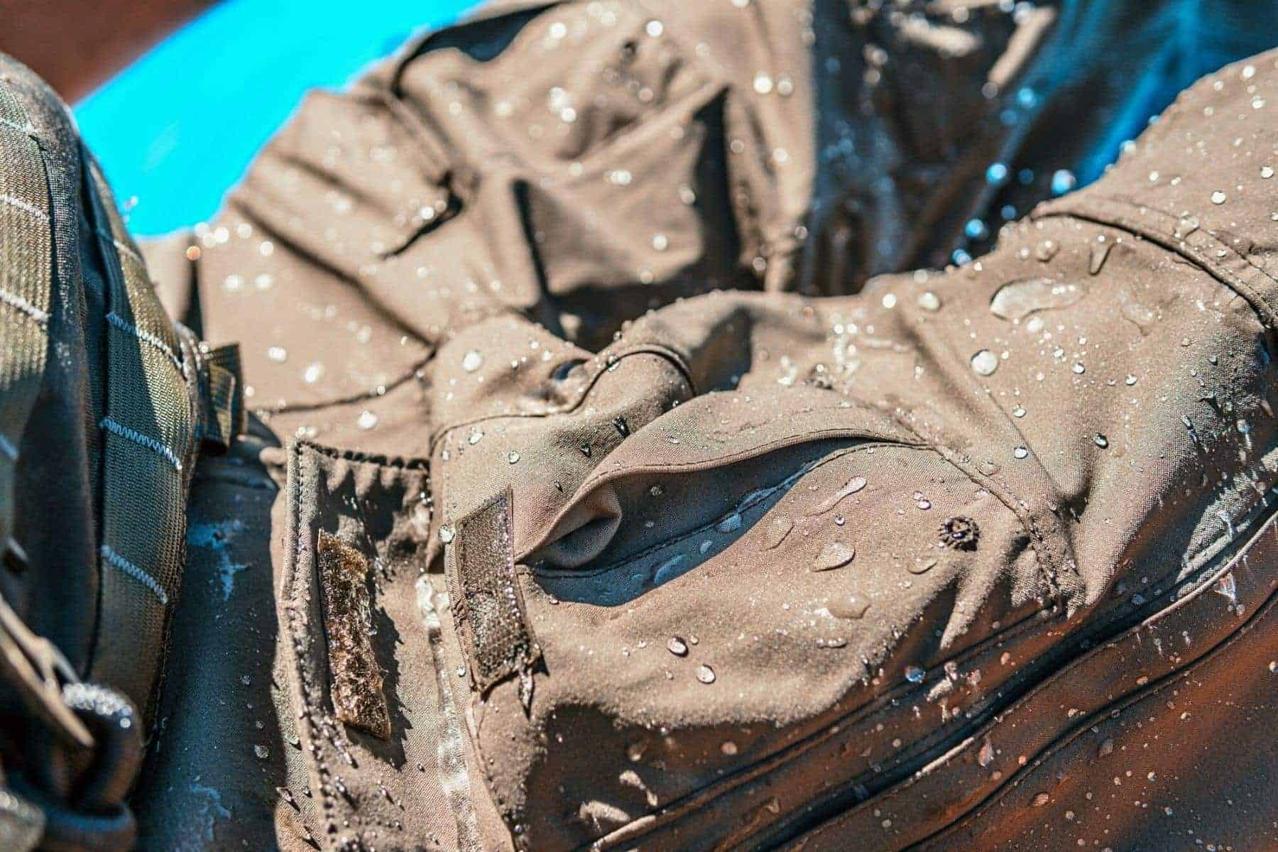 Closeup Features Of Waterproof Pants