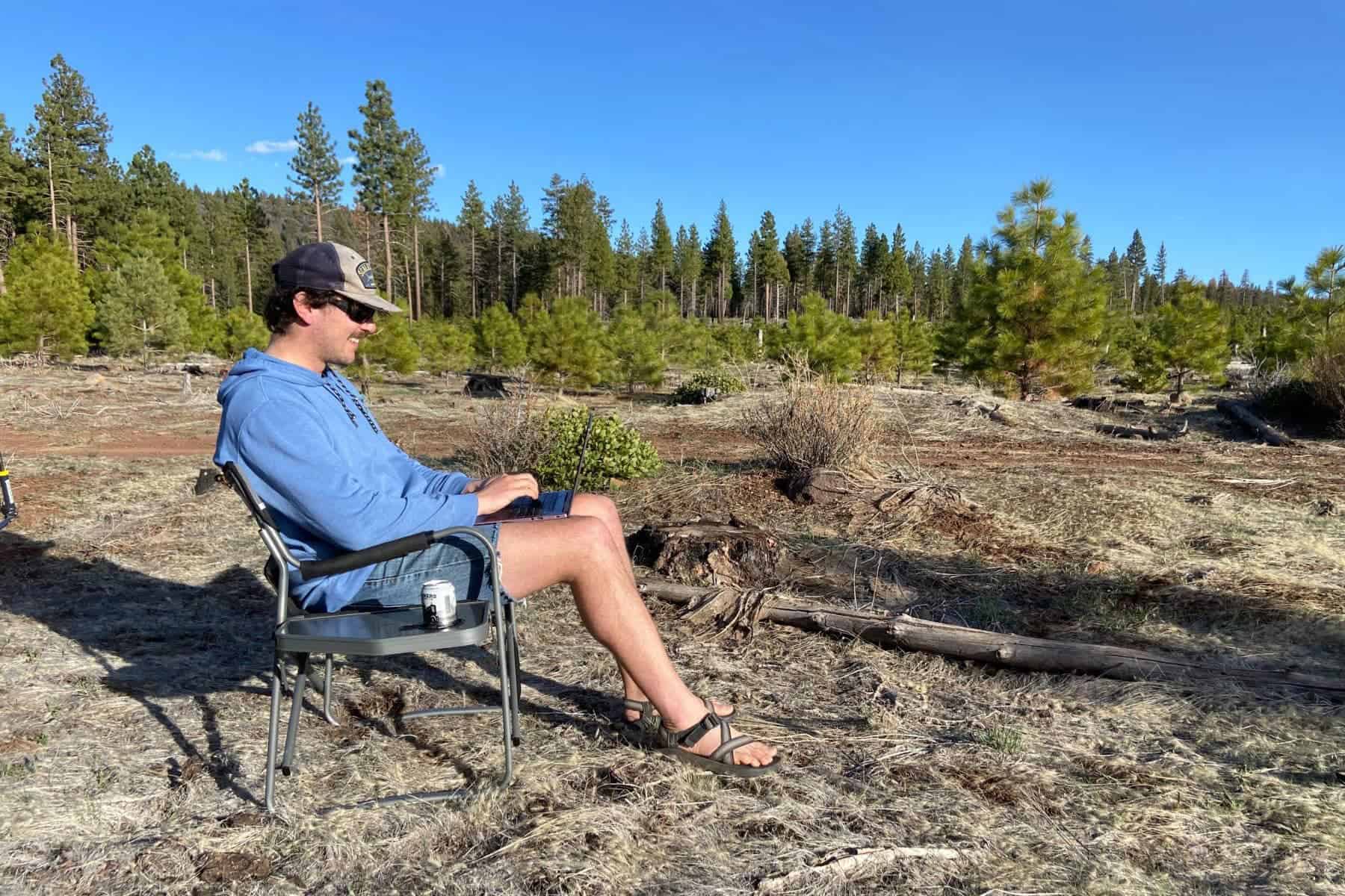 Coleman Deck Chair With Table Copy