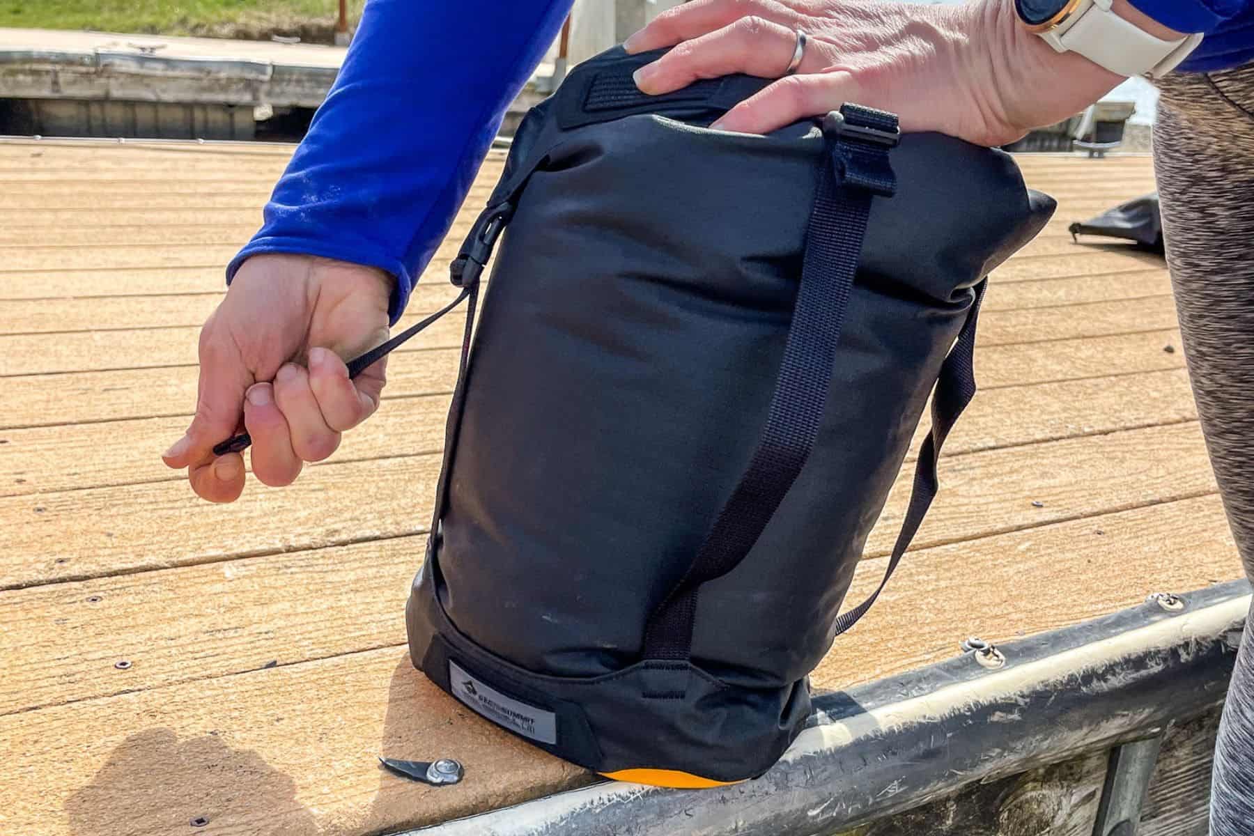 The Evac is tough enough to wrestle closed on any surface or in any circumstance
