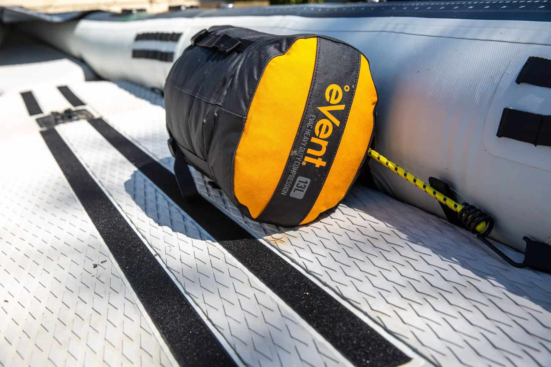 Making good use of the lash points on the Evac HD
