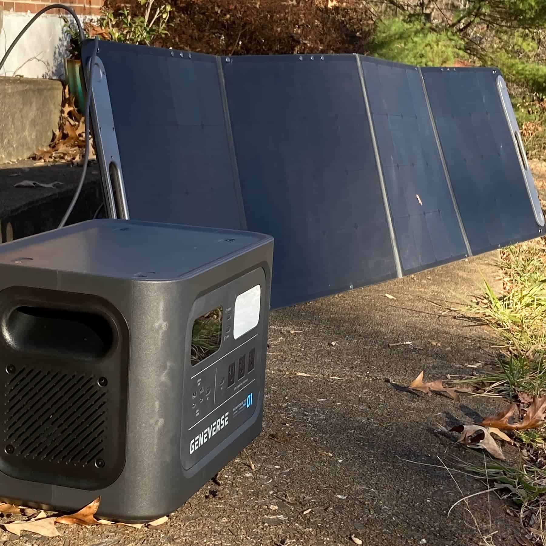 The HomePower One Pro can charge with solar panels for extended periods off-the-grid
