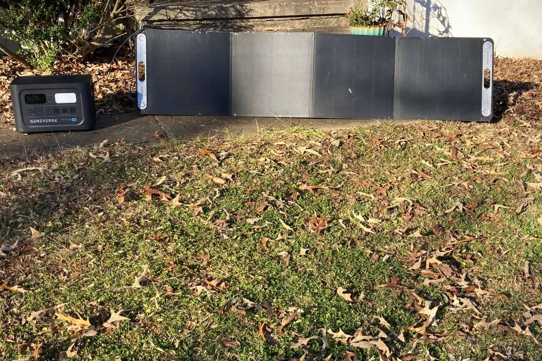 The HomePower One Pro boasts a simple and intuitive setup to charge the station via solar power
