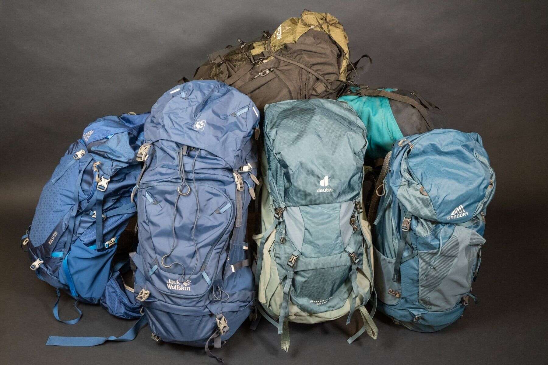 hiking-backpacks-variety