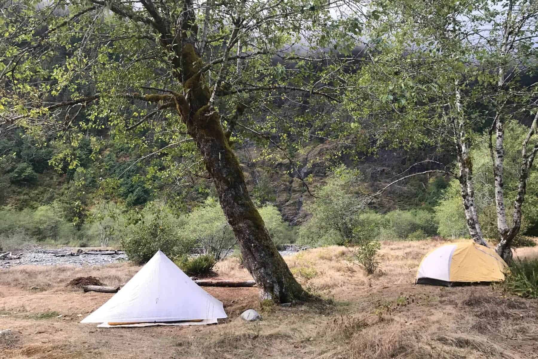 A little close to the water to be in perfect form, but a great dispersed site for the evening
