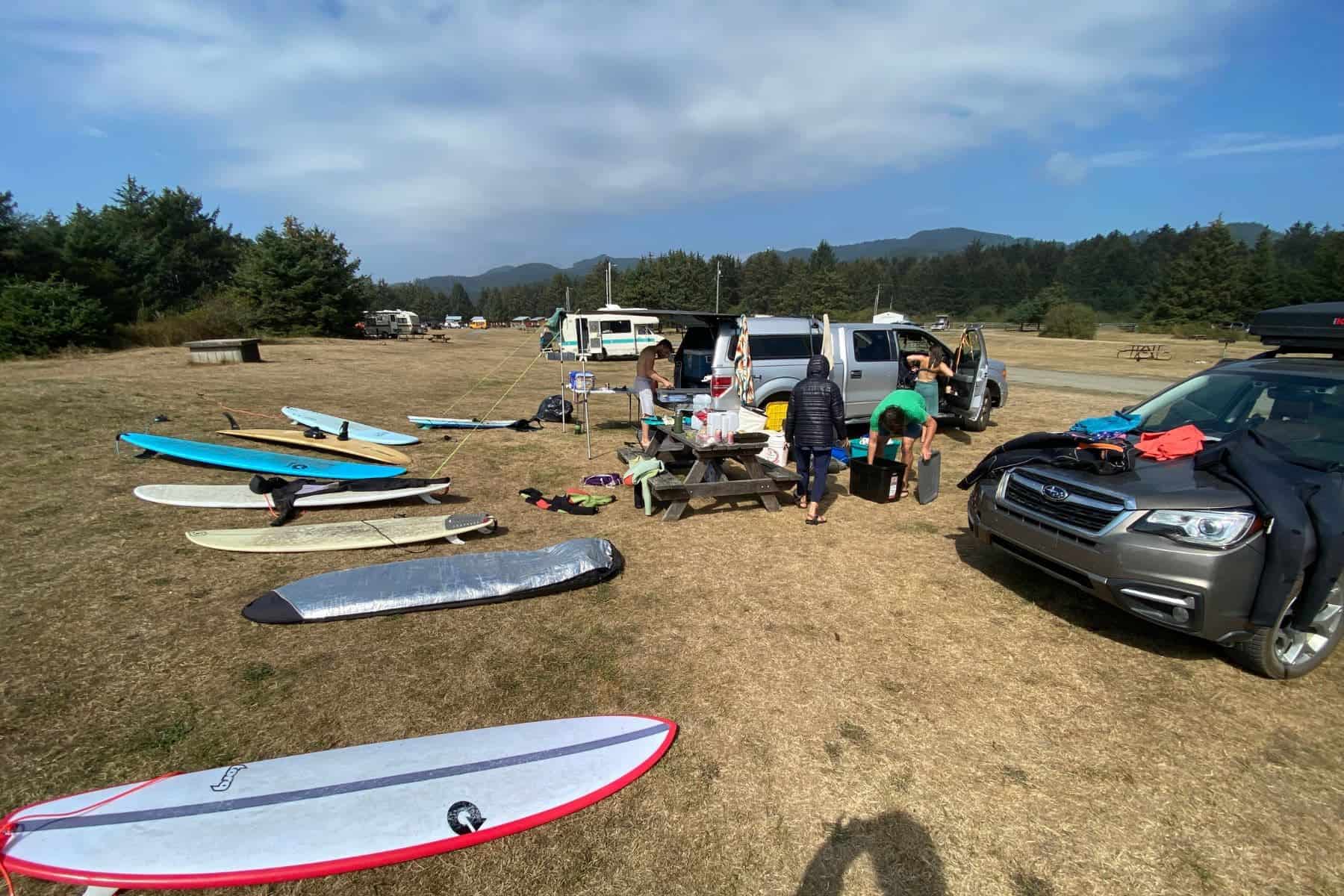 Sometimes camping isn’t even the main activity
