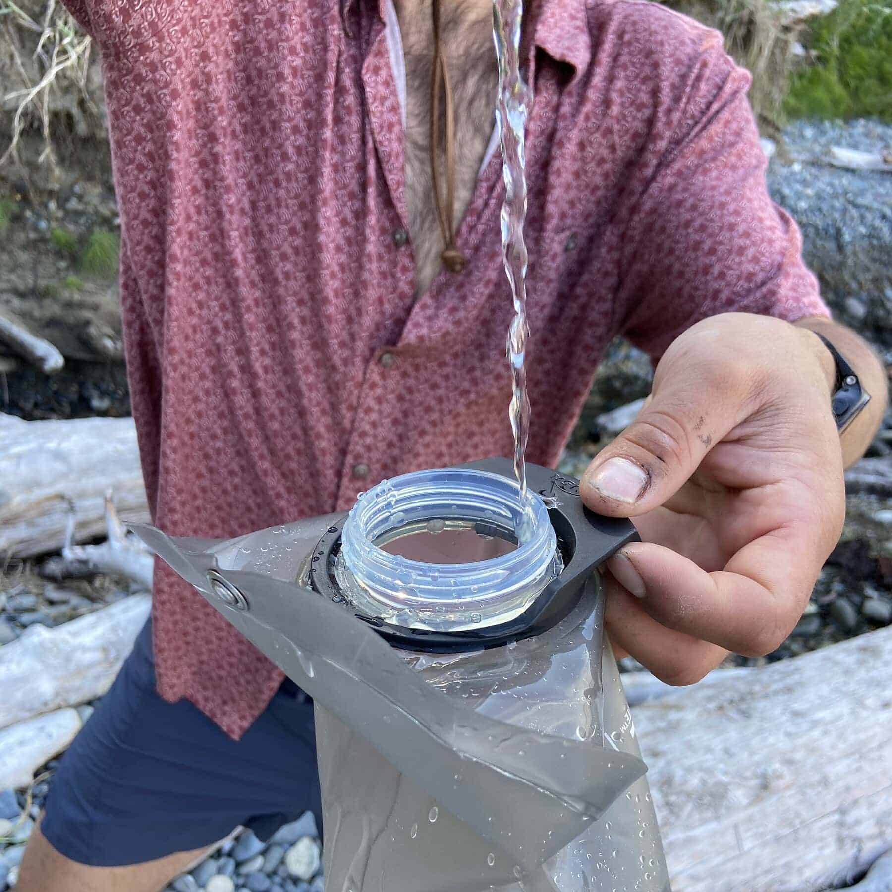 Slow pour featuring delicious (filtered) spring water
