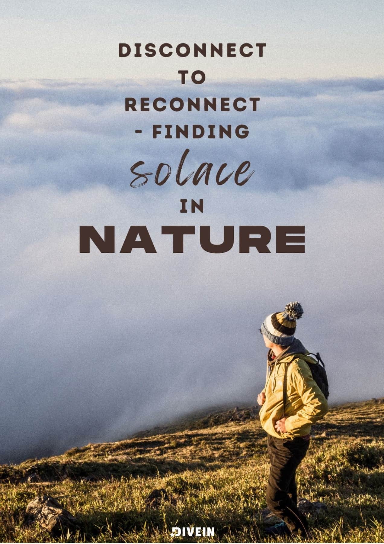 Nature Captions about being Outside. Disconnect to reconnect, finding solace in nature