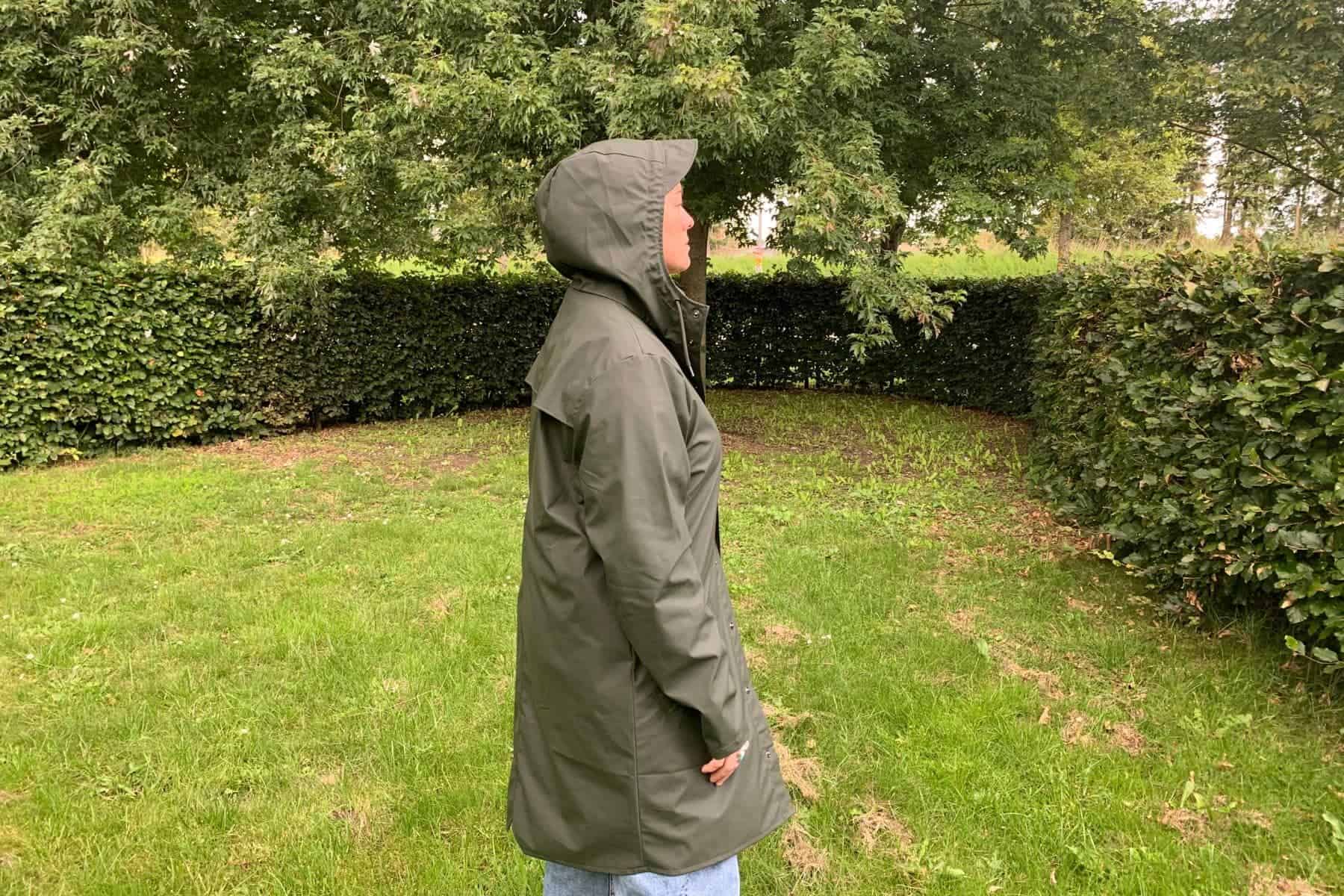 Rains Long Jacket Hood