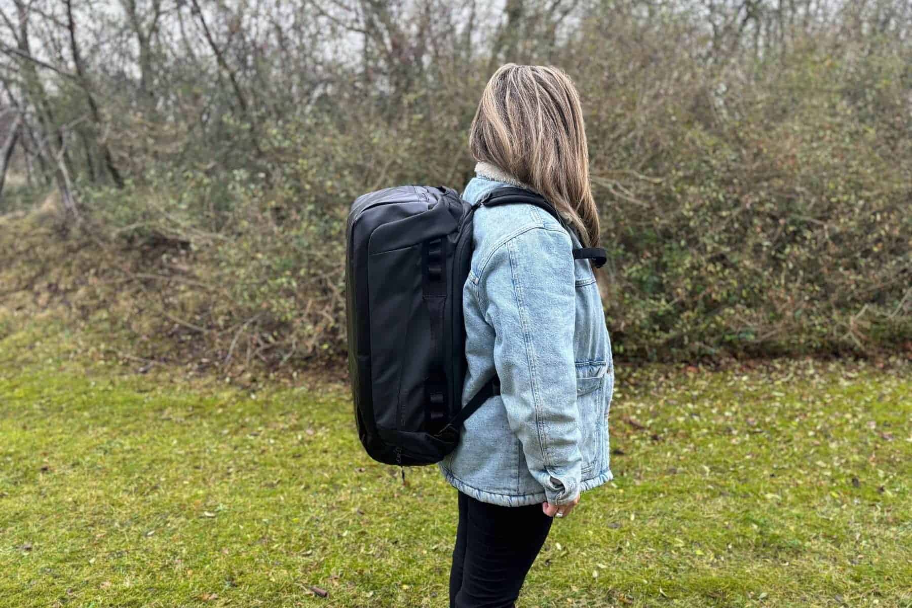 Side View Stubble Kit Bag on a Woman