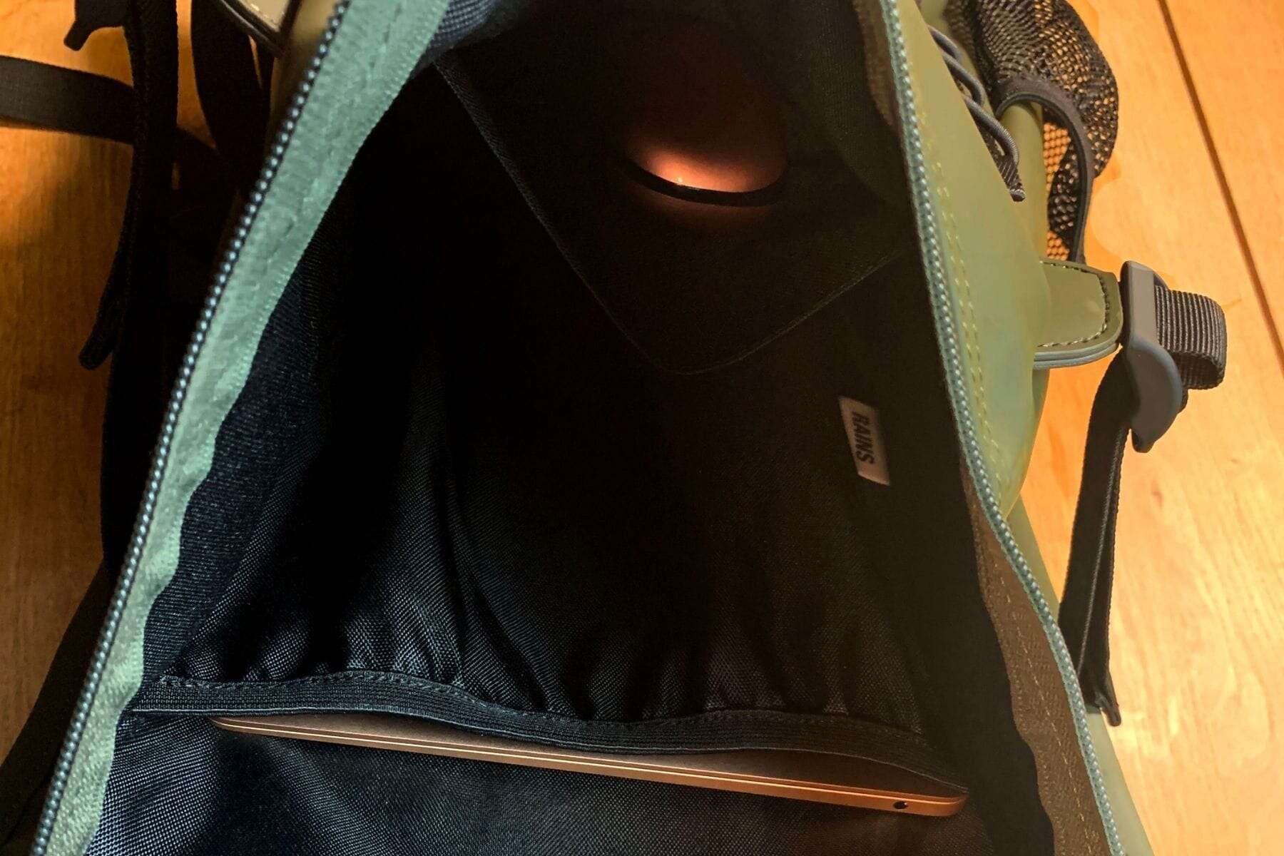 The Rains Trail Mountaineer Bag Large Internal Pocket For Laptop