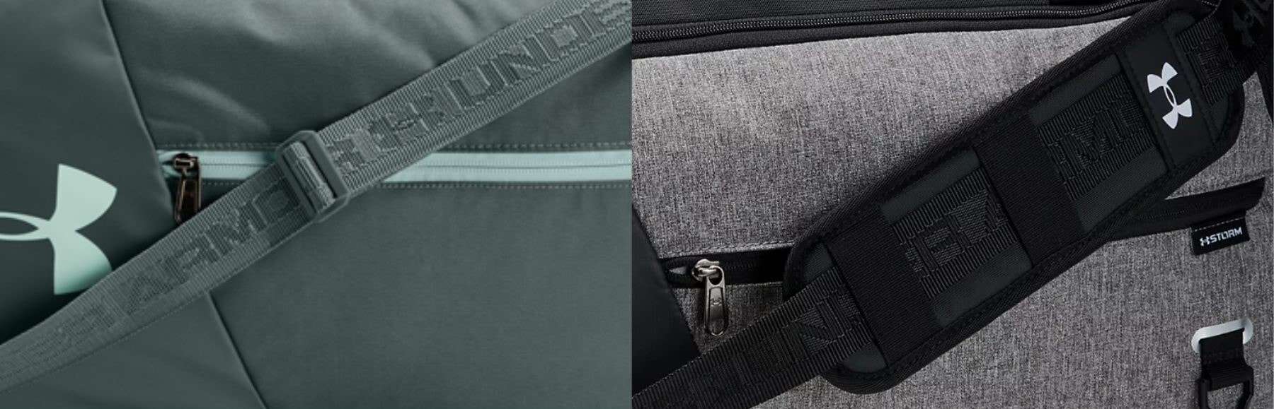 Only the medium and large sizes have a padded and removable shoulder strap. 