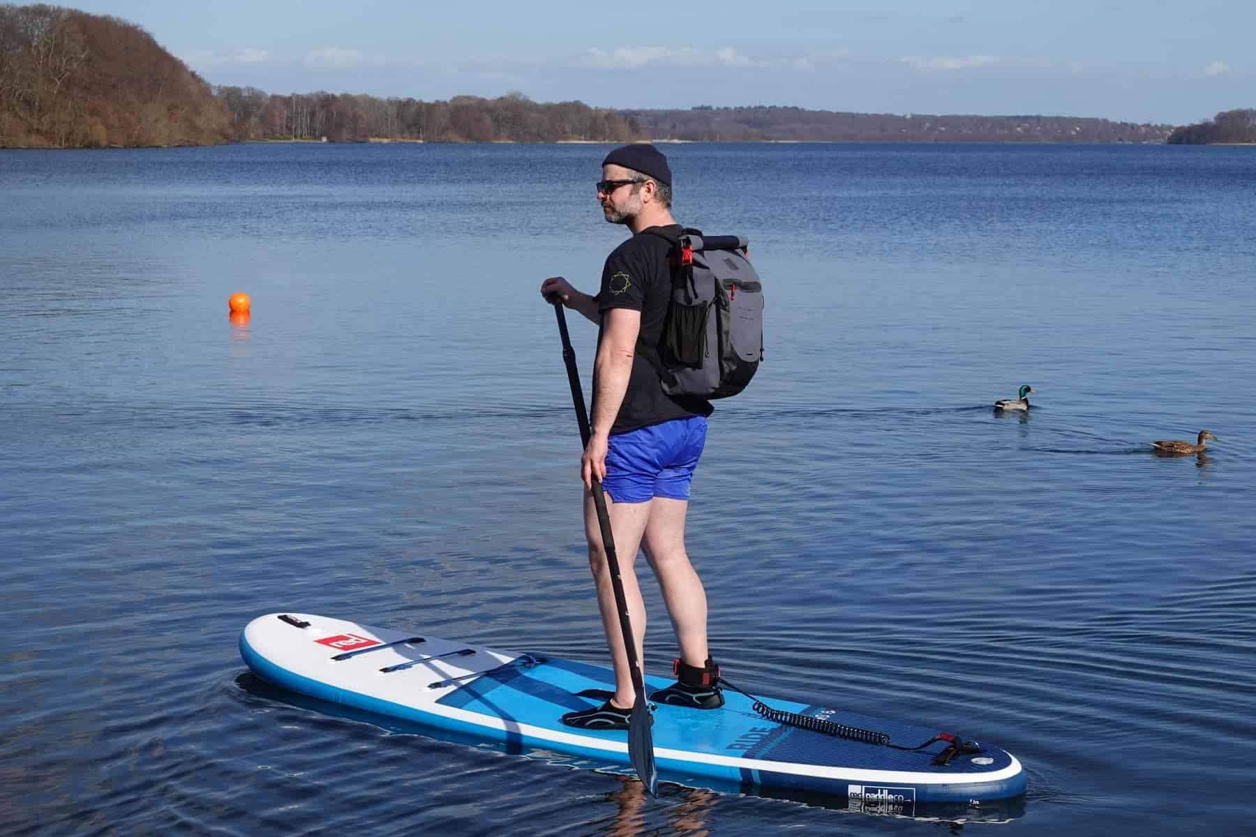Testing Waterproof Backpack On Water