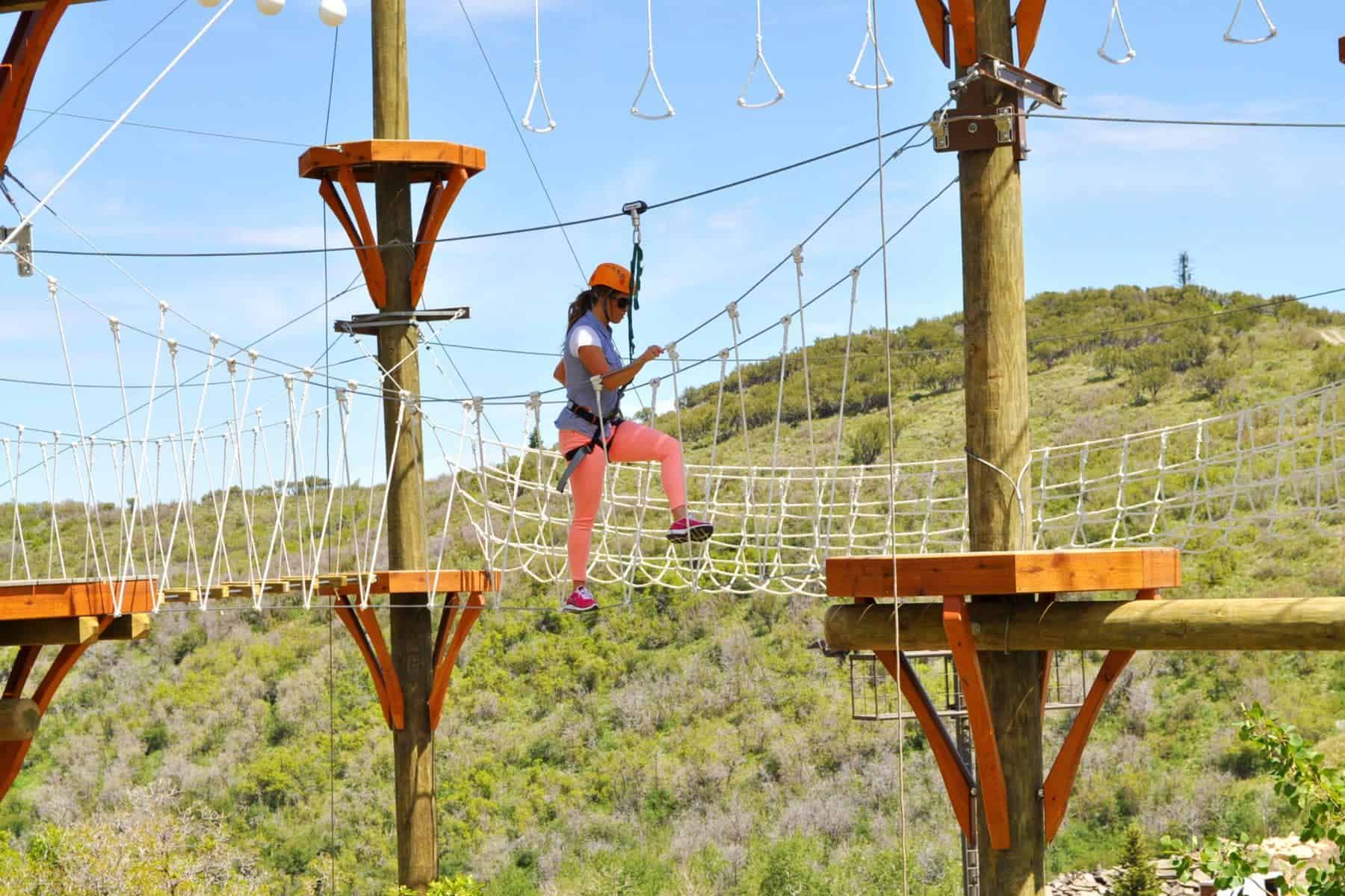 Utah Olympic Park Adventure Course