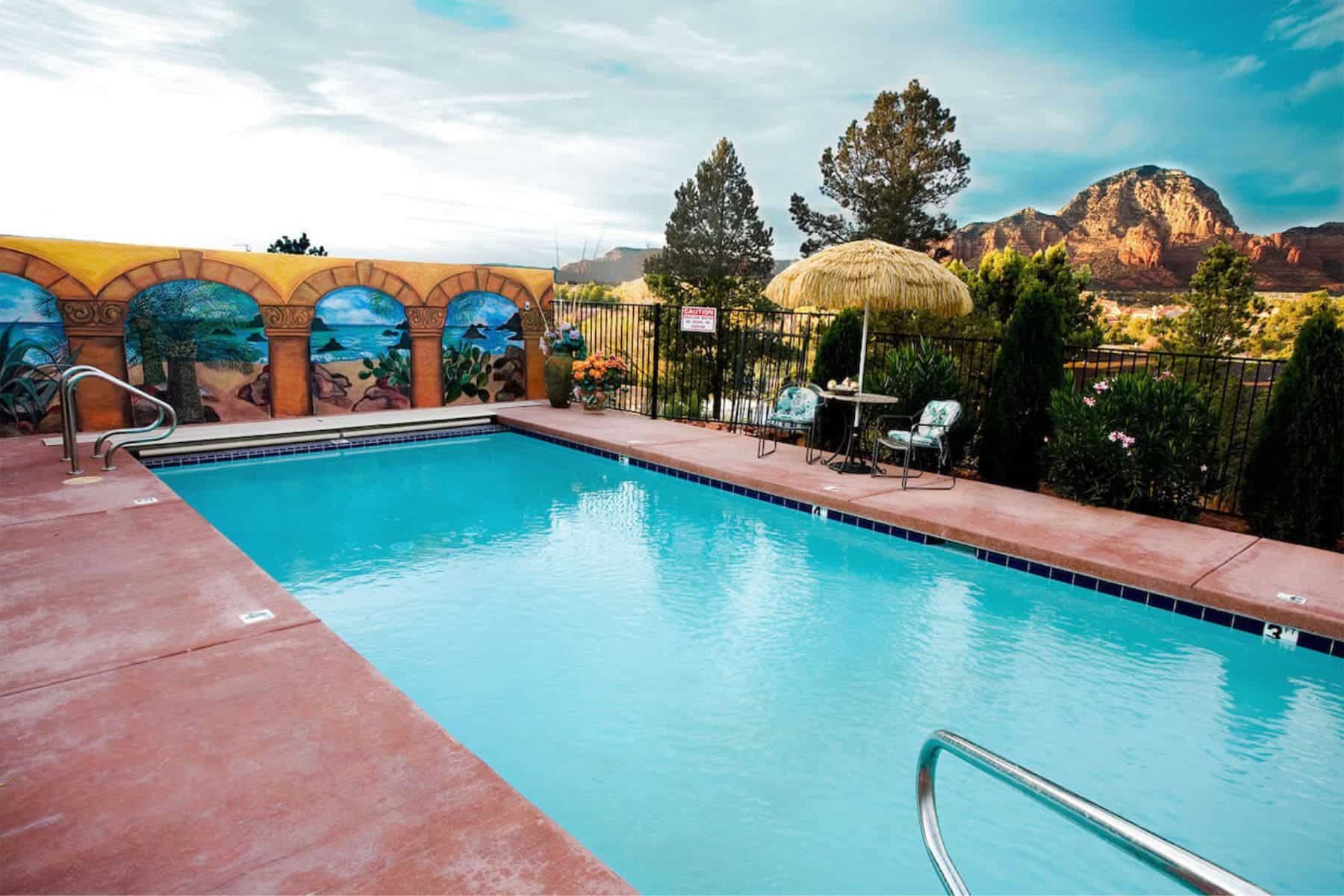 A Sunset Chateau Pool Side