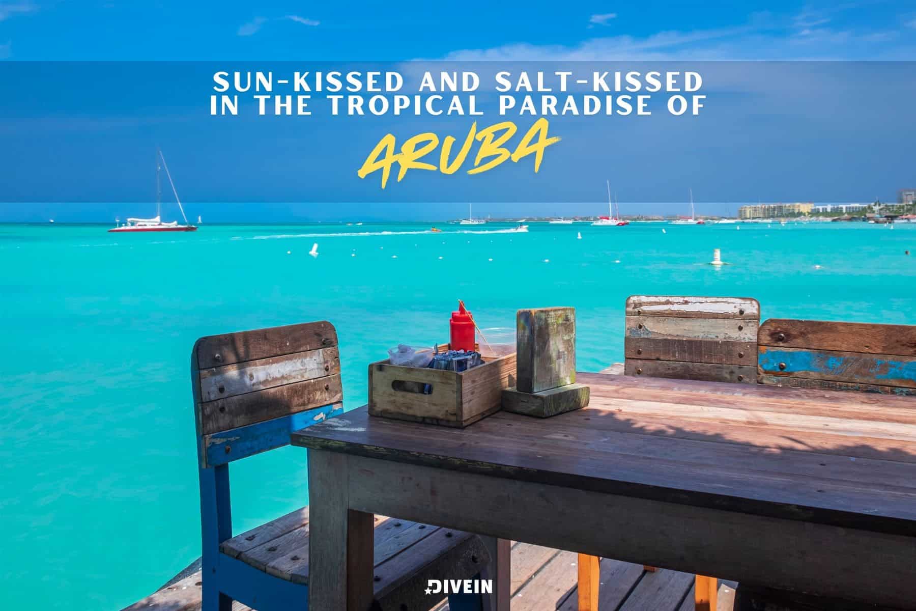 aruba travel captions