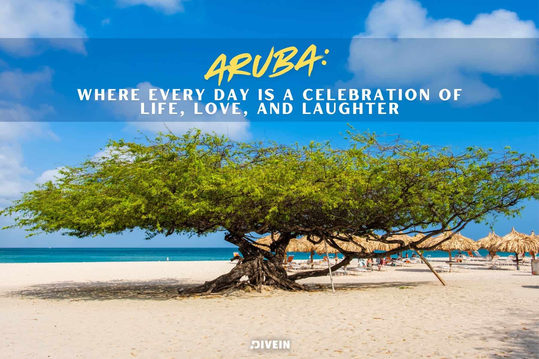 aruba vacation captions