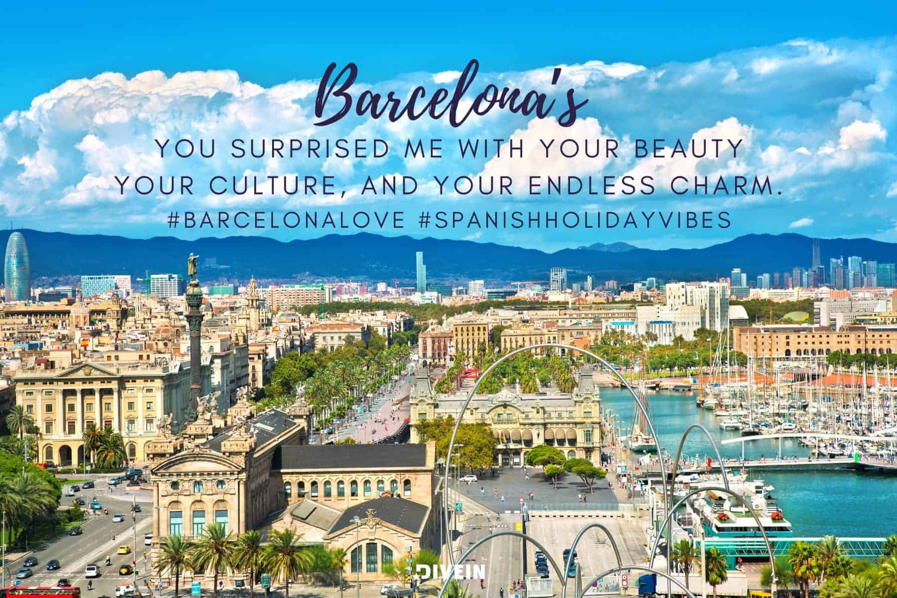 barcelona trip captions