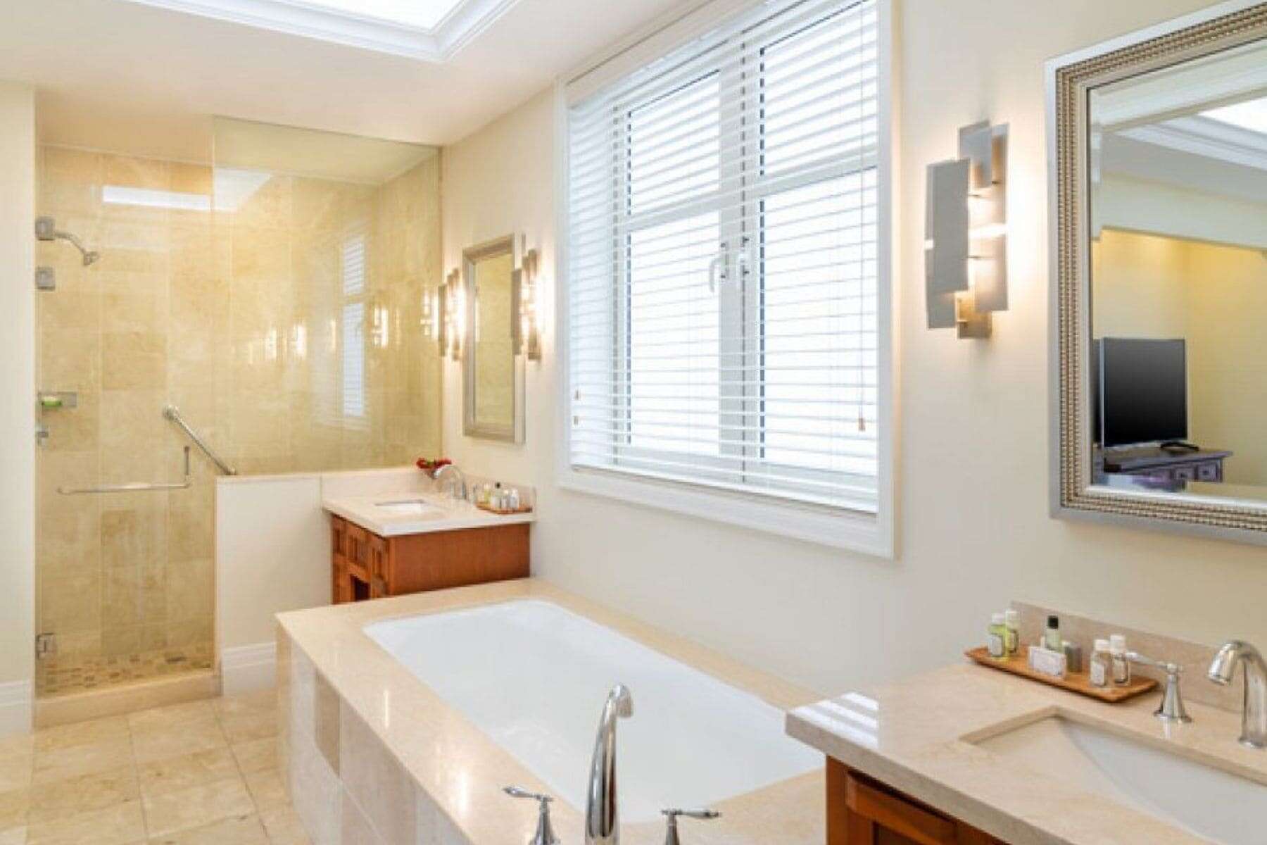 bathroom at three bedroom butler villa