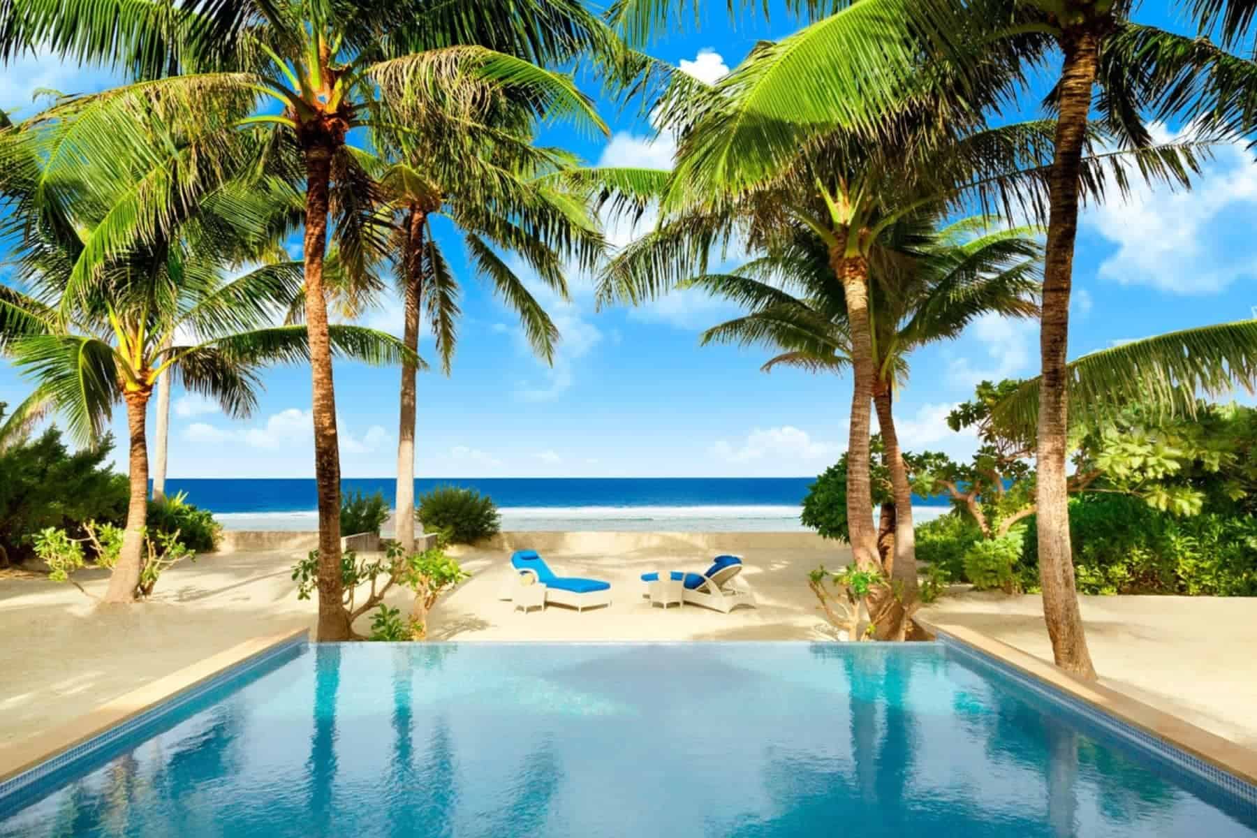 Beach And Pool View At St Regis