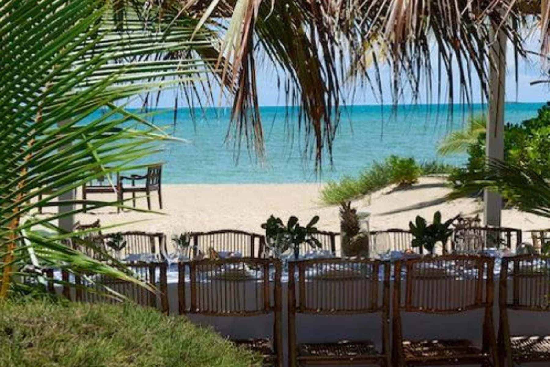Beach Dining Area