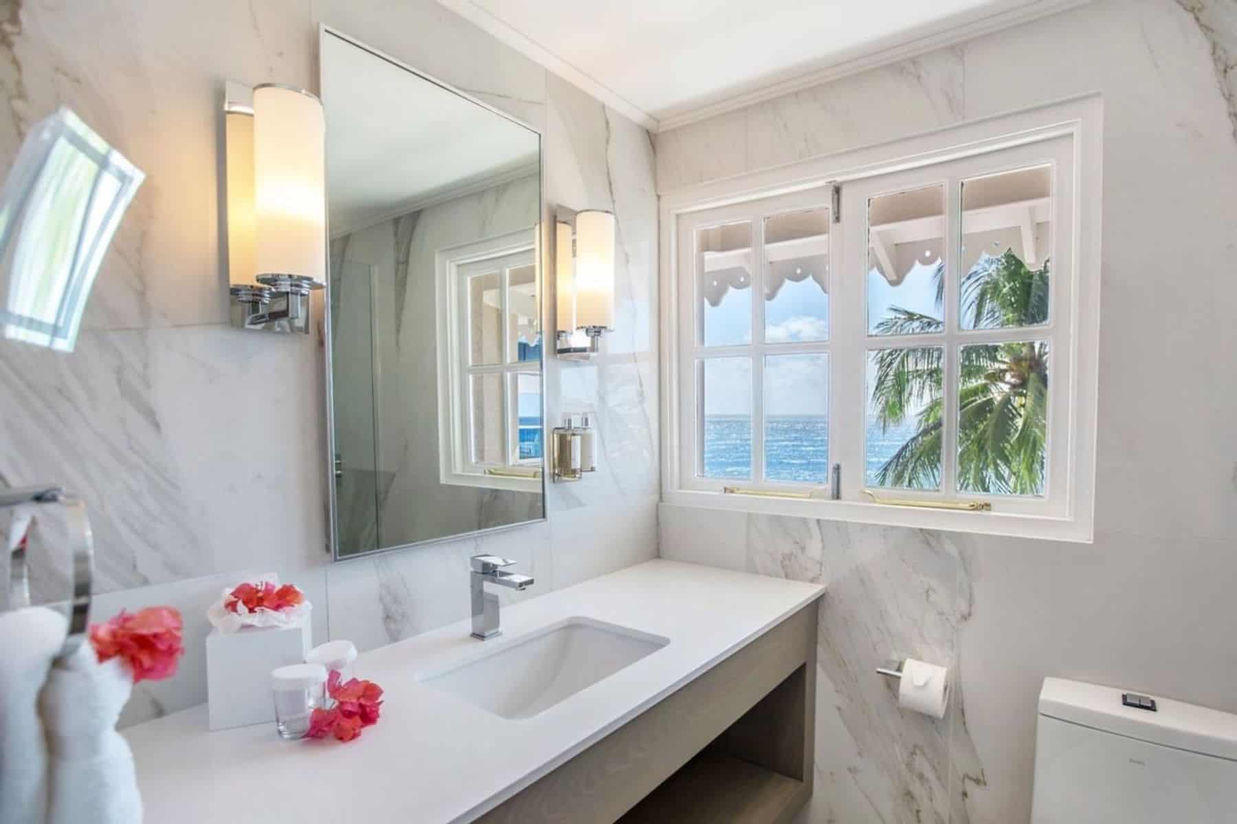 Bougainvillea Barbados Two Beds Bathroom