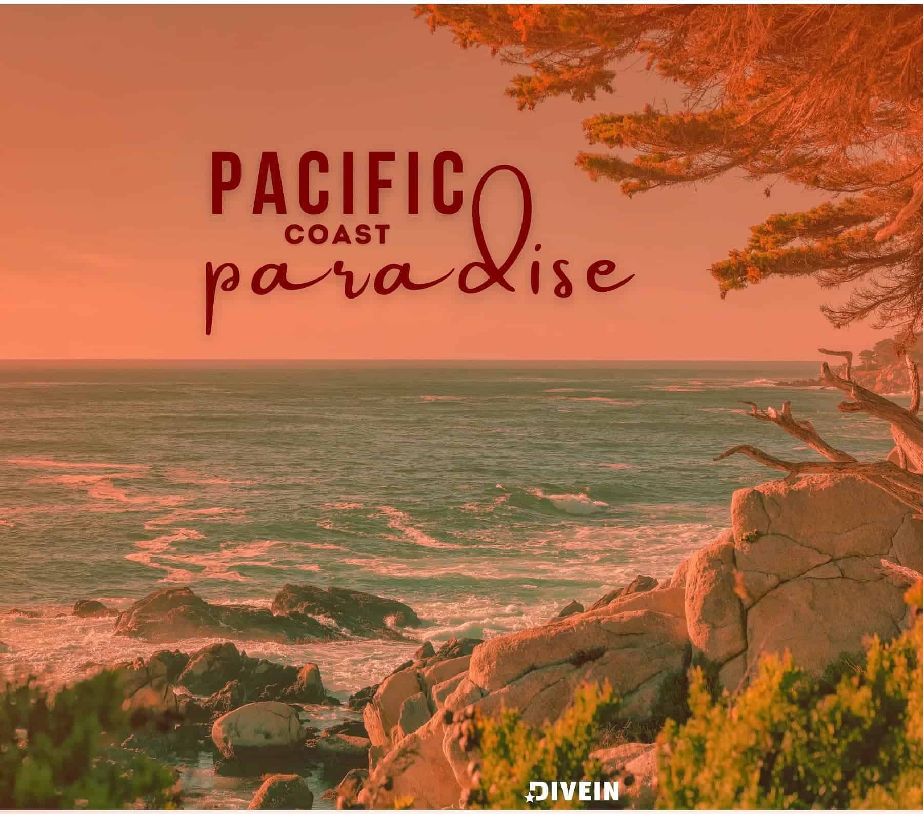 Short California Captions. Pacific Coast Paradise.