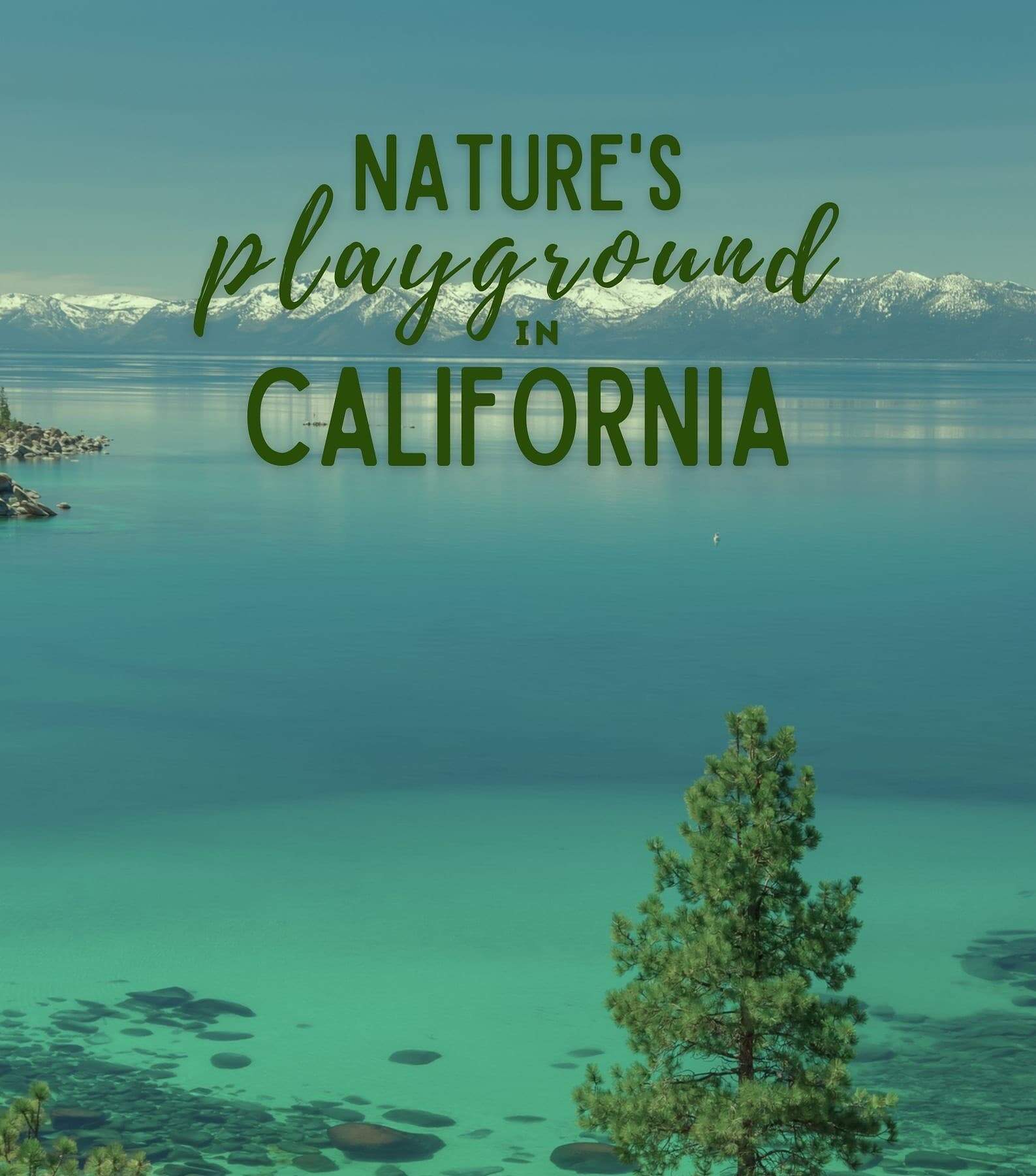 Creative California Instagram Captions. Natures playground in California.