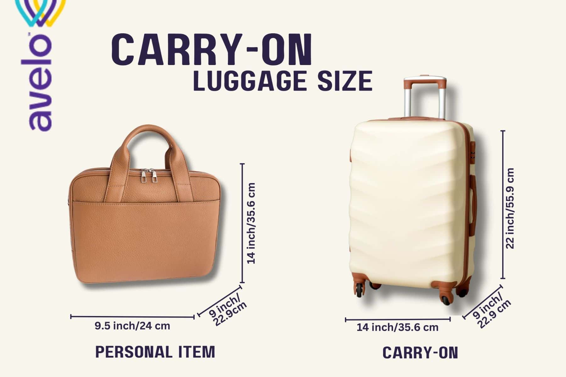 Carry On Luggage Size And Personal Item At Avelo Airlines