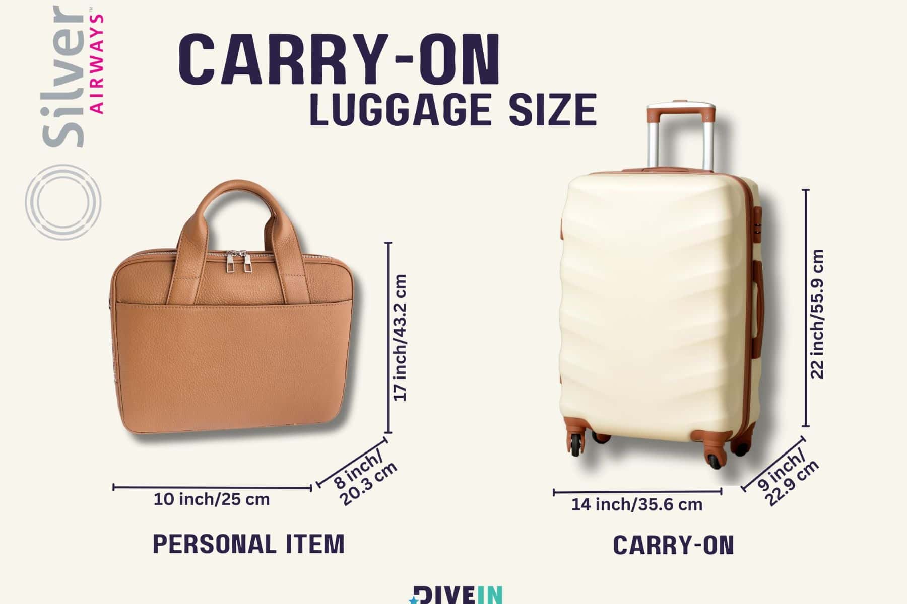 Carry On Luggage Size And Personal Item At Silver Airways
