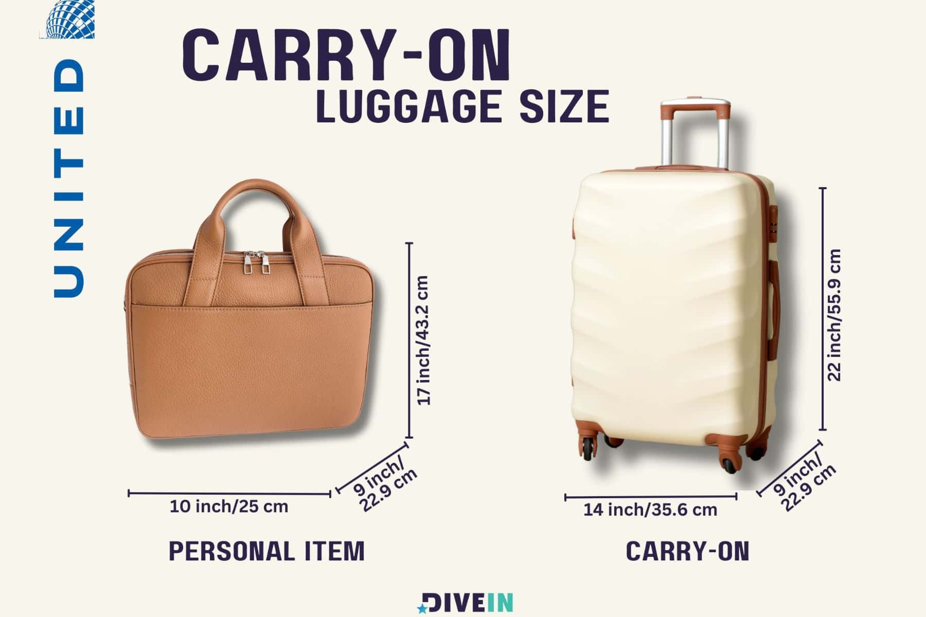 Carry On Luggage Size And Personal Item At United Airlines