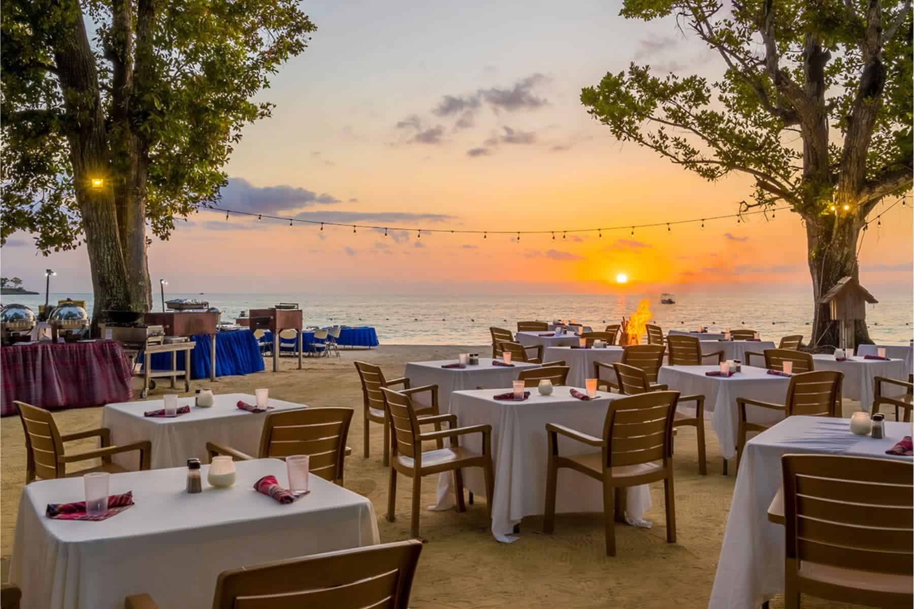 Dining With Sunset View