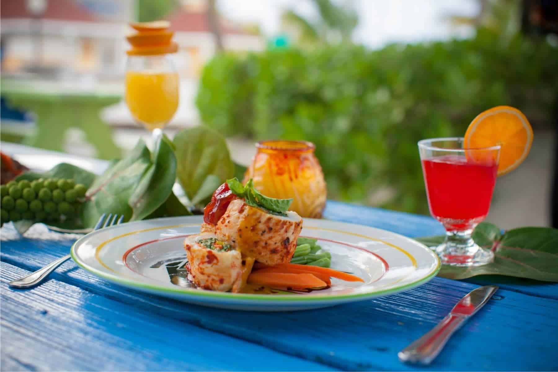 Food And Drinks At Breezes