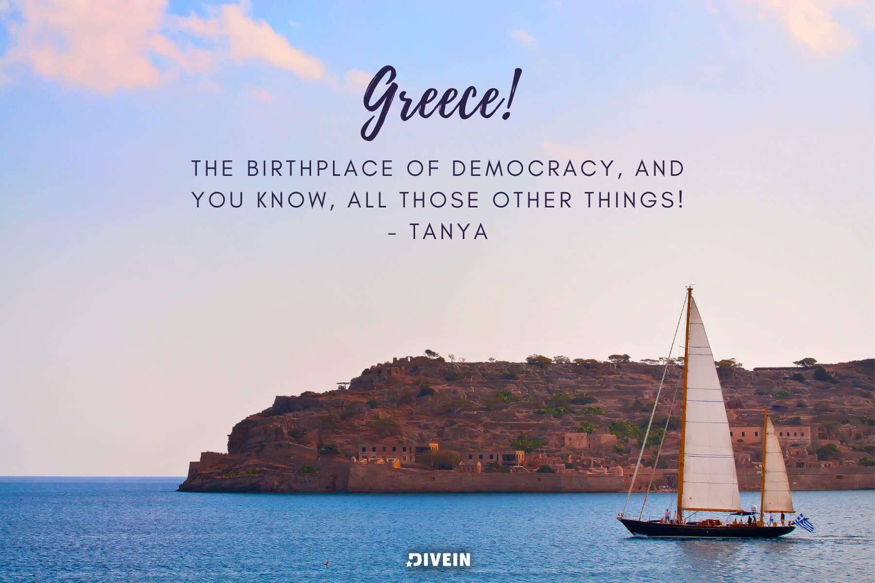 mamma mia quotes about greece