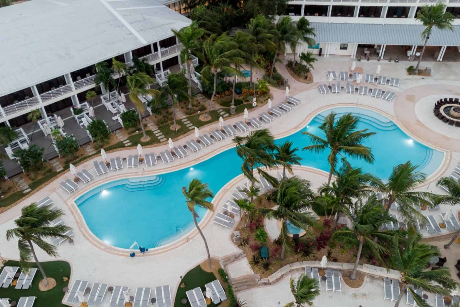 Hawks Cay Resort Aerial Pool