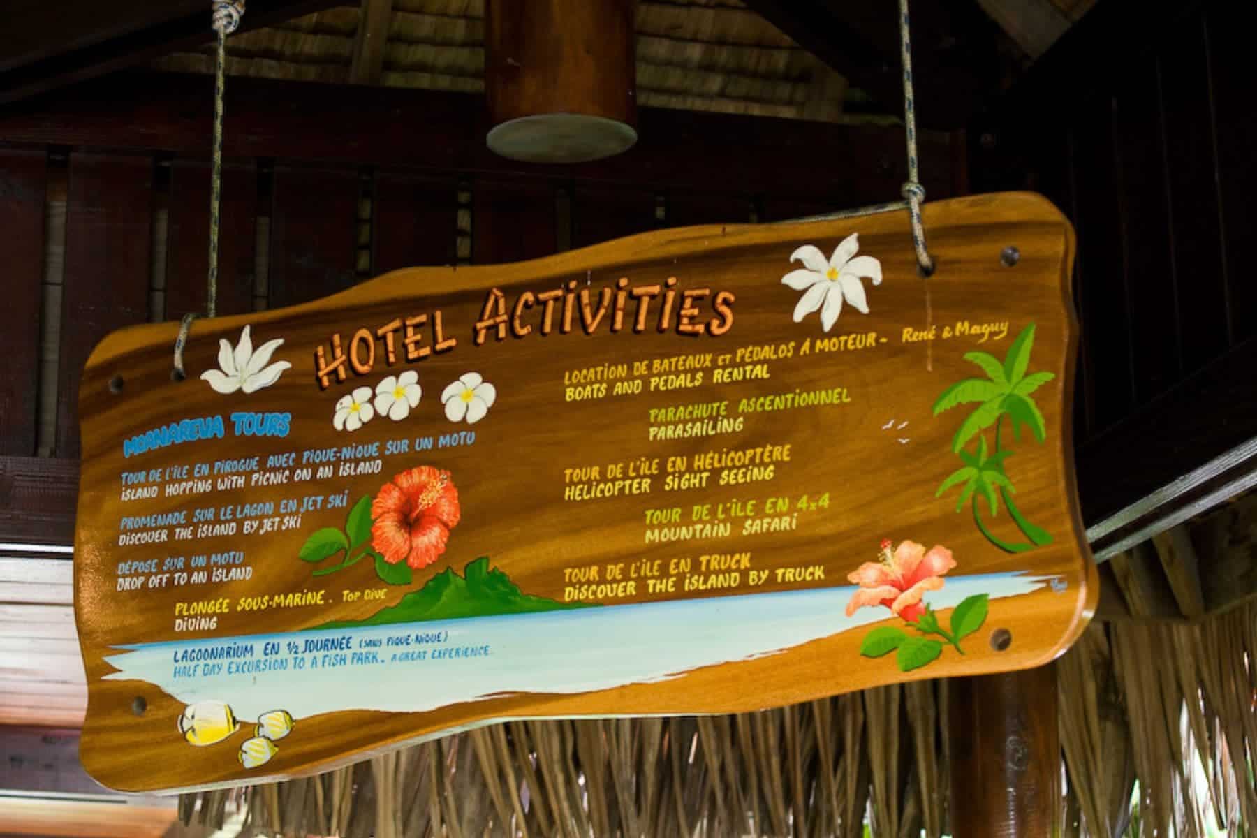 Hotel Maitai Bora Bora Activities