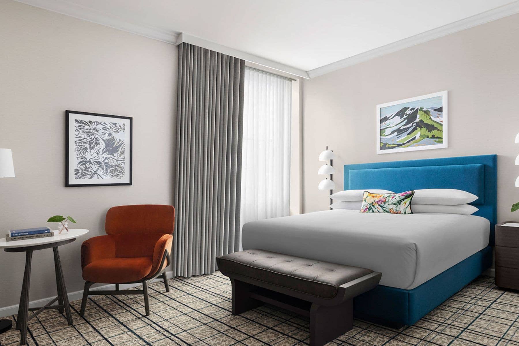 Kimpton Hotel Monaco Salt Lake Bedroom