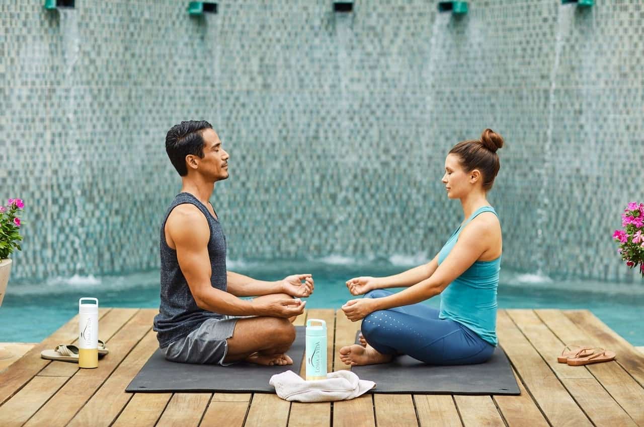 La Cantera Resort Couple Yoga