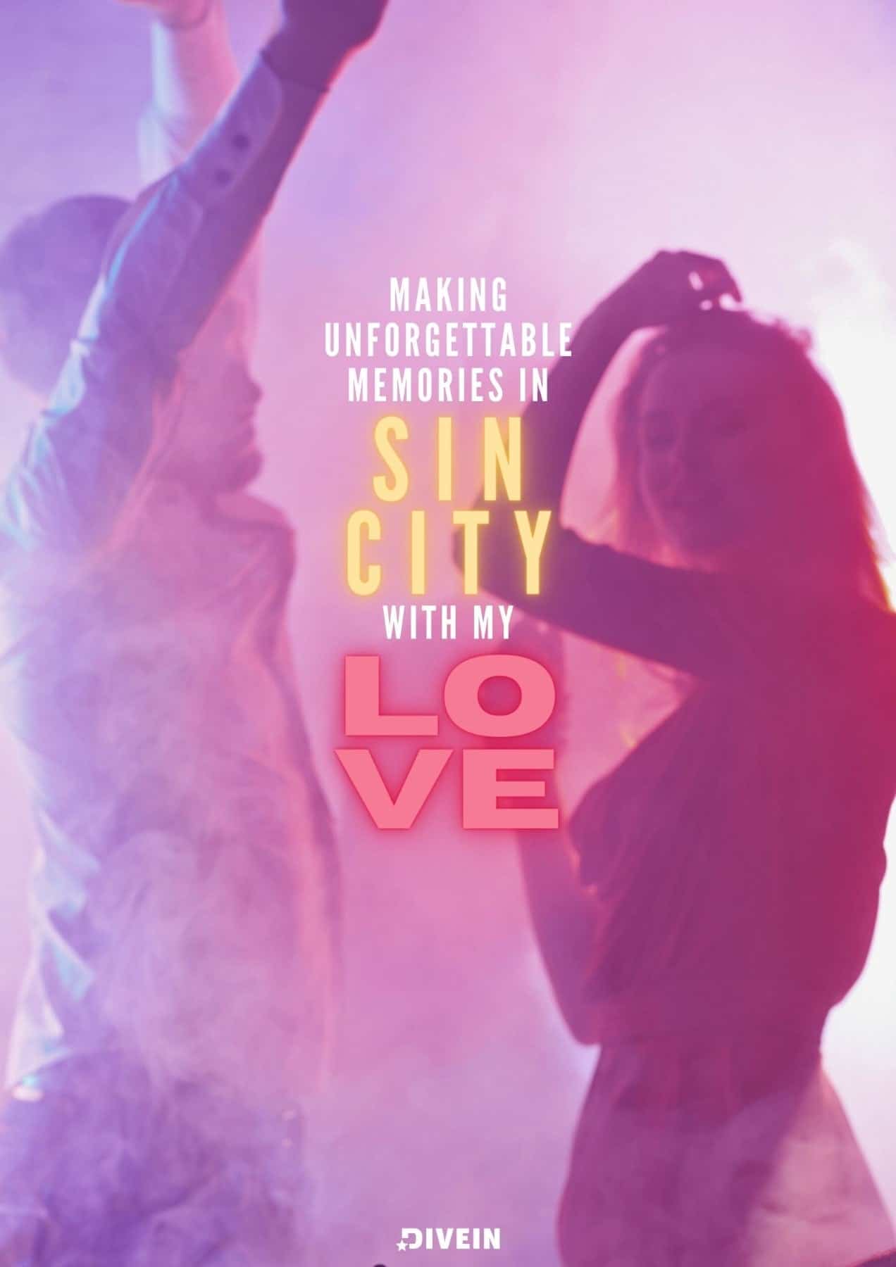 Making unforgettable memories in Sin City with my love.