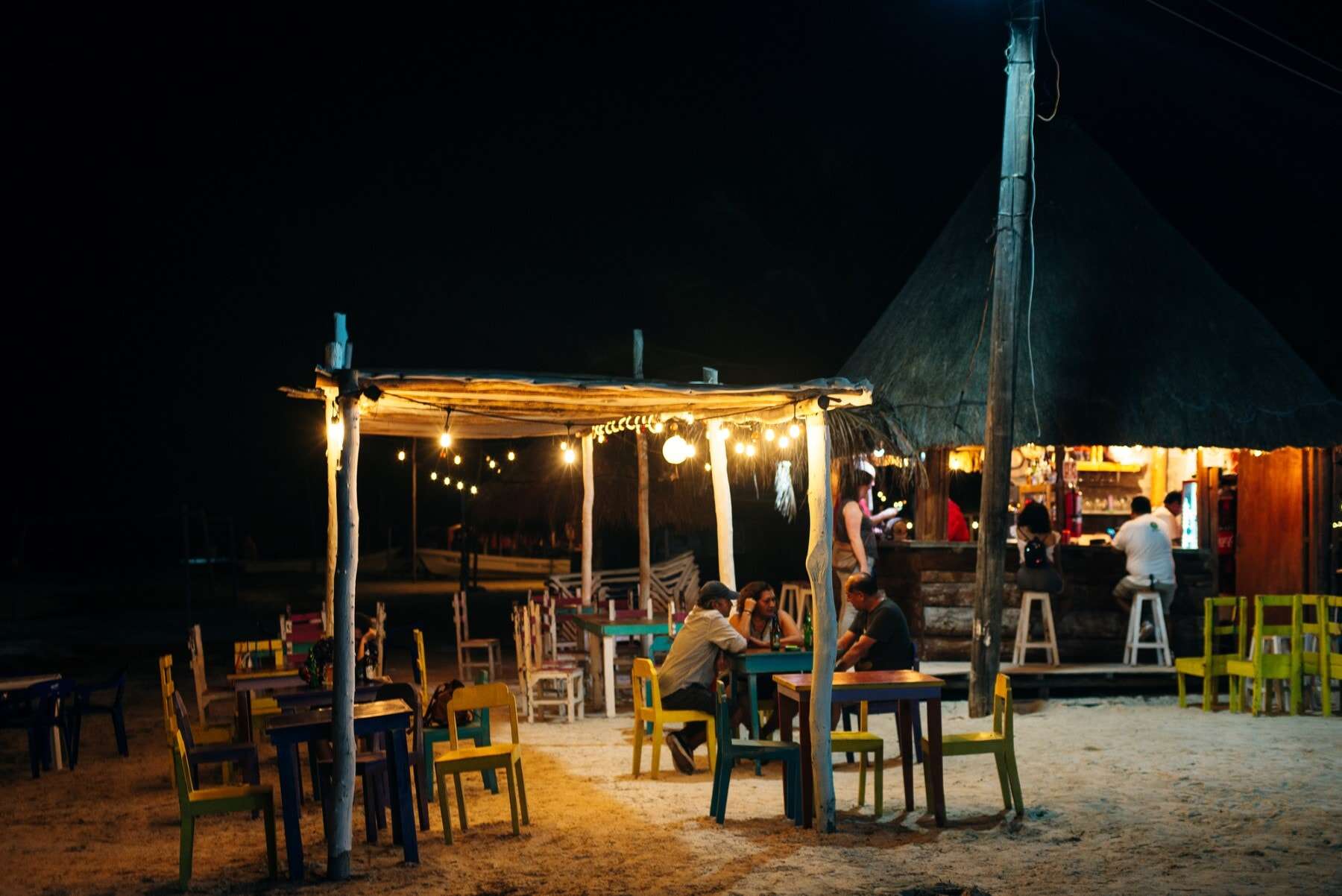 mexico-beach-bar-night